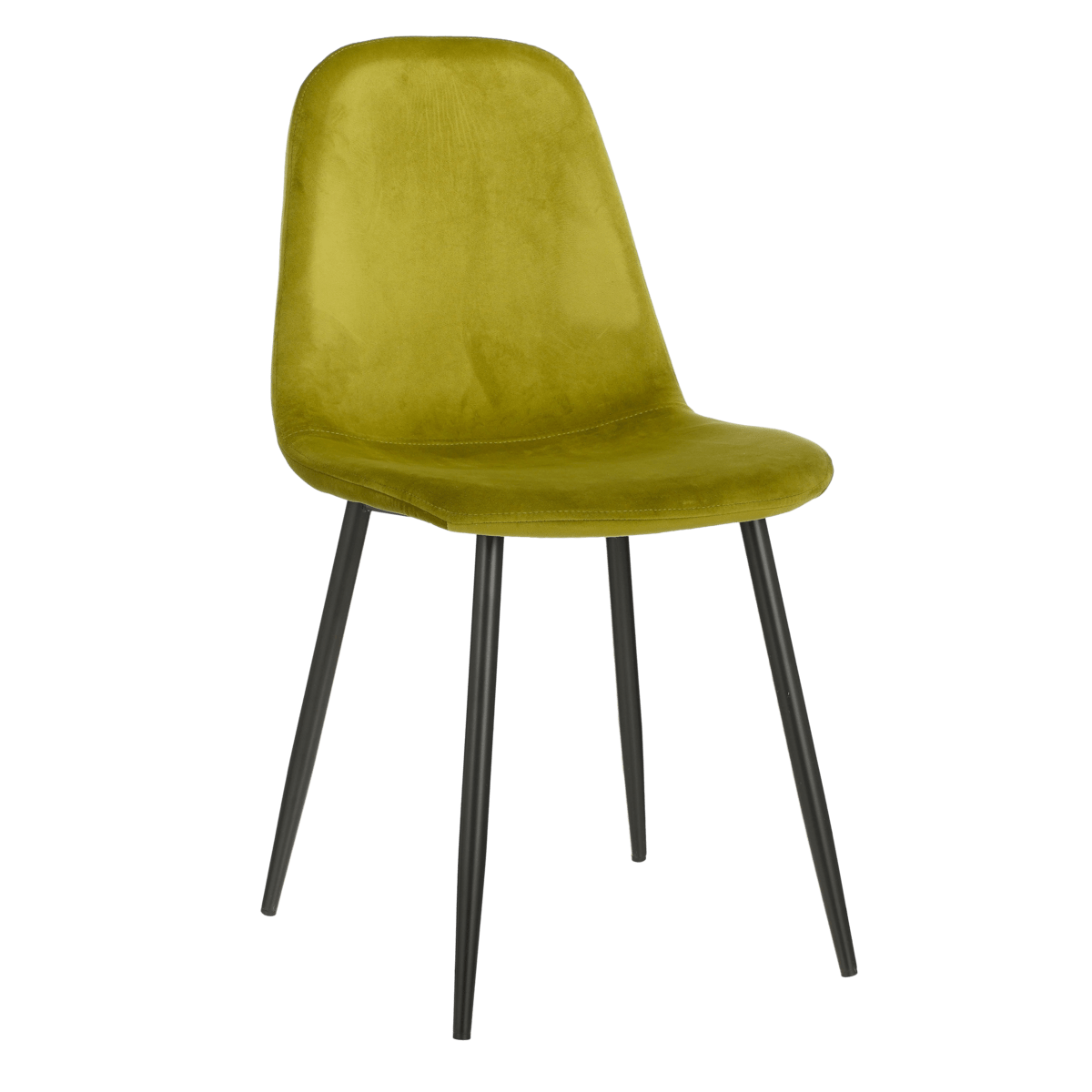 Mica Decorations Montelli Eetkamerstoel - Velvet - Groen