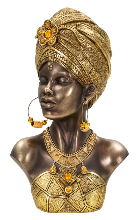 Mauro Ferretti MUMBASA STATUE CM 21X15X34