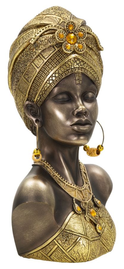 Mauro Ferretti MUMBASA STATUE CM 21X15X34