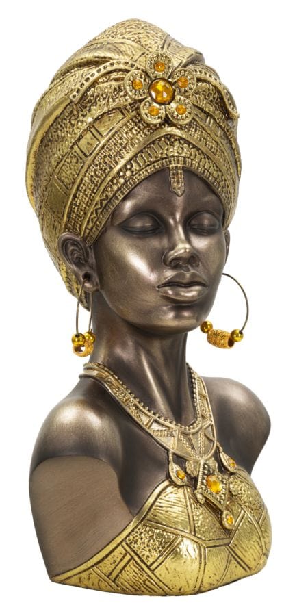 Mauro Ferretti MUMBASA STATUE CM 23,5X17,5X39,5