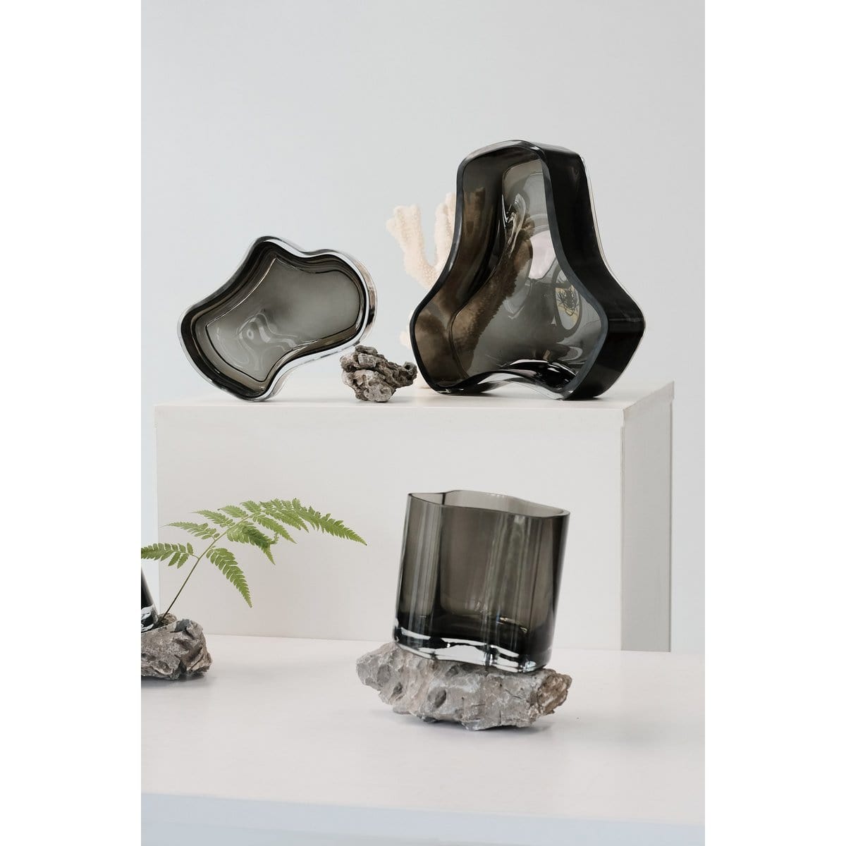 Element Accessories Nieuw modern design grote kom of bord, geïnspireerd op CORAL en Aalto, COR08GR