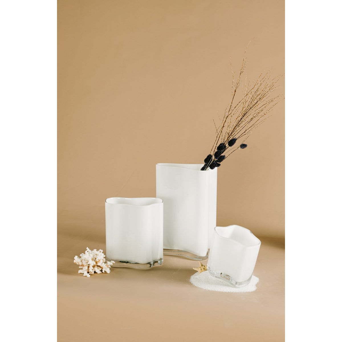 Element Accessories Nieuw modern design grote kom of bord, geïnspireerd op CORAL en Aalto, COR08WH