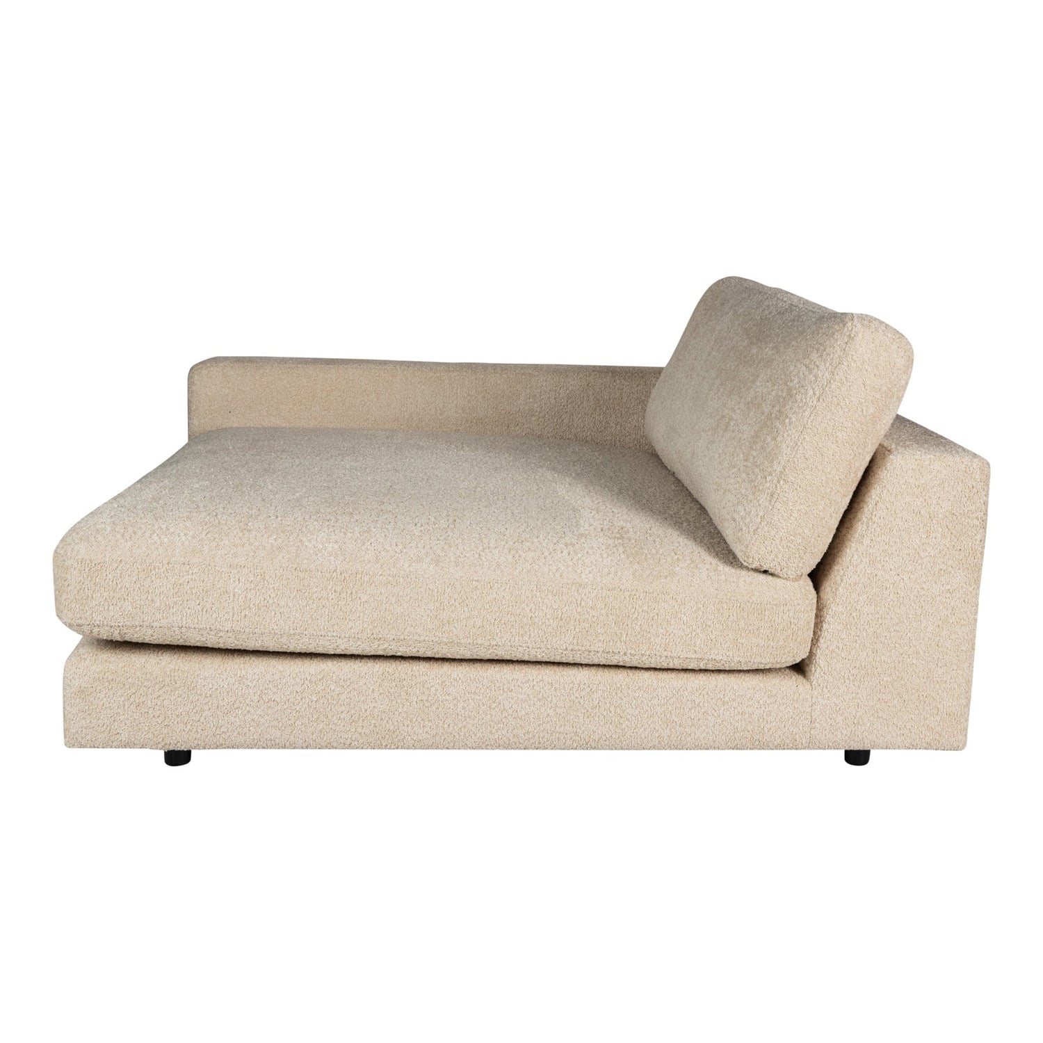 PTMD Nilla bank chaise longue armleuning Links SiC Ant3 Zand