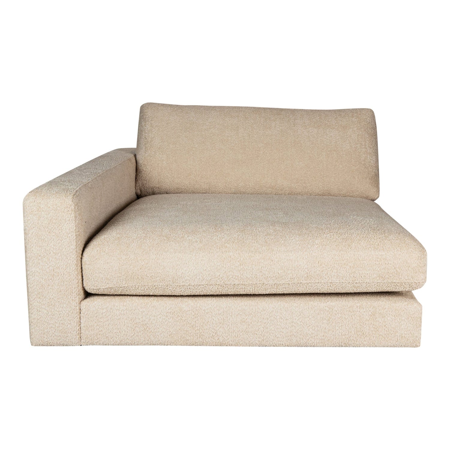 PTMD Nilla bank chaise longue armleuning Links SiC Ant3 Zand