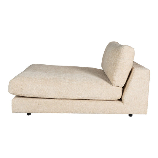 PTMD Nilla bank chaise longue zonder arm SiC Ant3 Sand