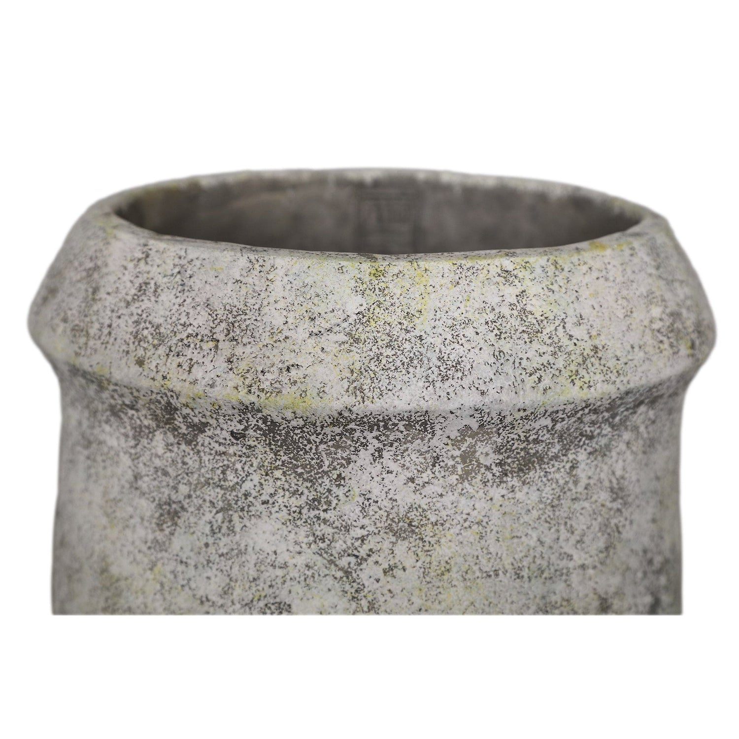 PTMD Nimma Grey cementpot brede bovenkant rond XL