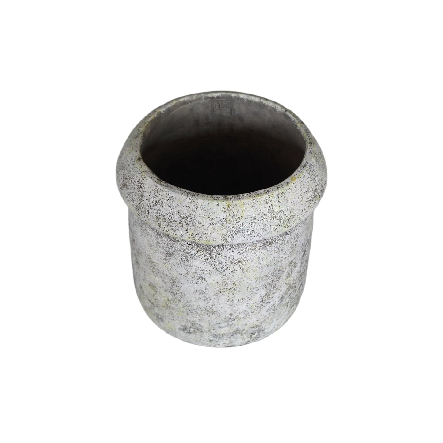 PTMD Nimma Grey cementpot brede bovenkant rond XL