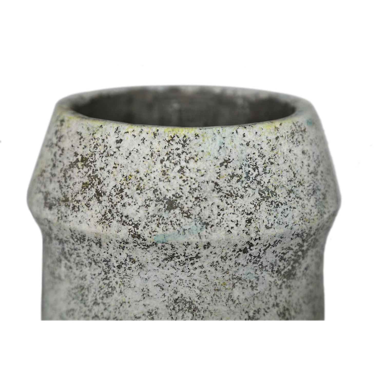 PTMD Nimma Grey cementpot brede top rond hoog XL