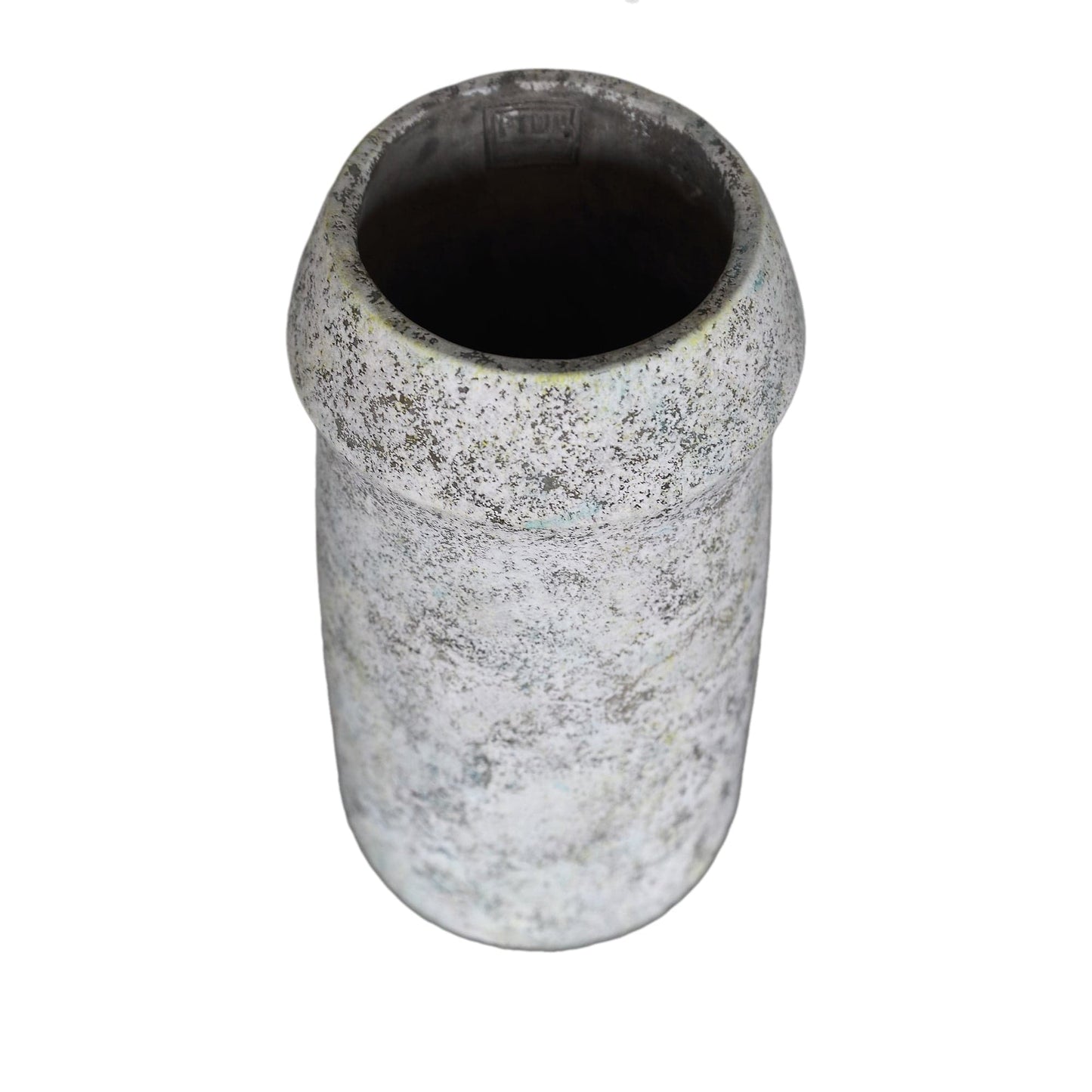 PTMD Nimma Grey cementpot brede top rond hoog XL