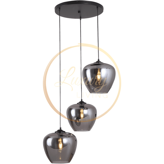 Luxury Living B.V. Olivia Hanglamp 3-Licht Rond