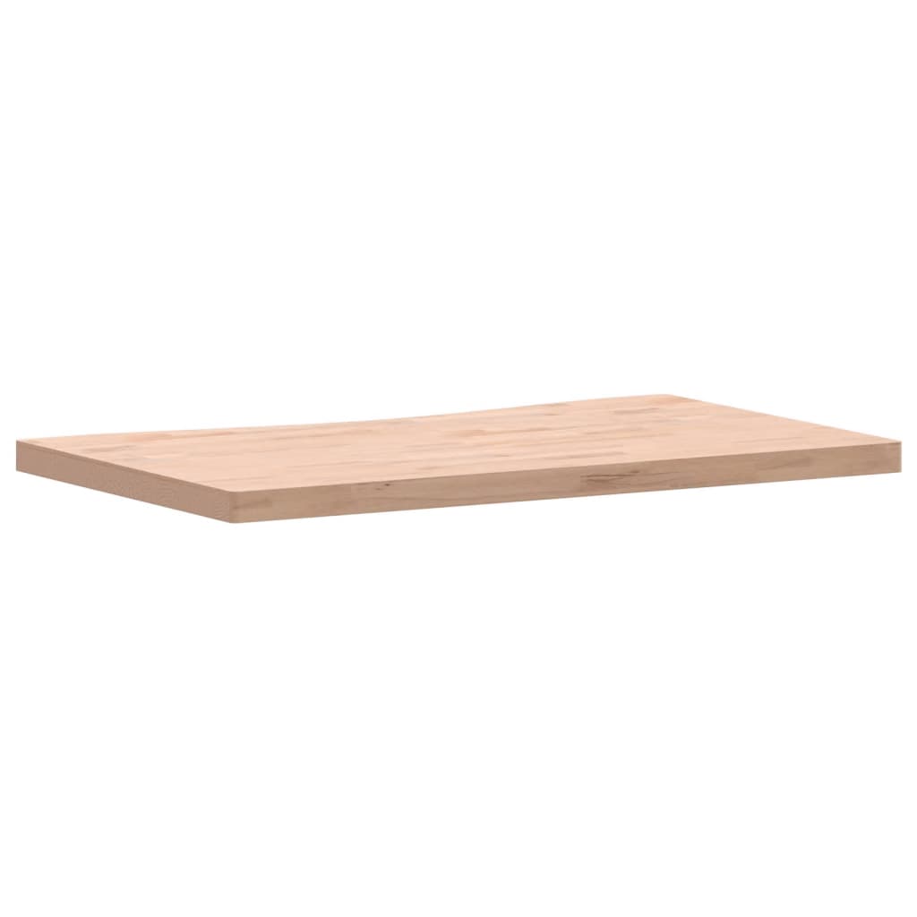 vidaXL Onderdelen en accessoires voor bureaus Bureaublad 100x(55-60)x4 cm massief beukenhout