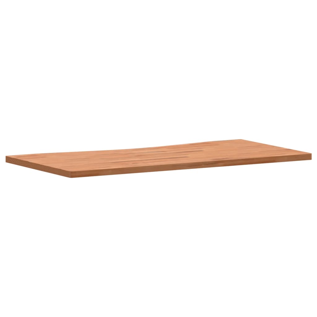 vidaXL Onderdelen en accessoires voor bureaus Bureaublad 110x(50-55)x2,5 cm massief beukenhout