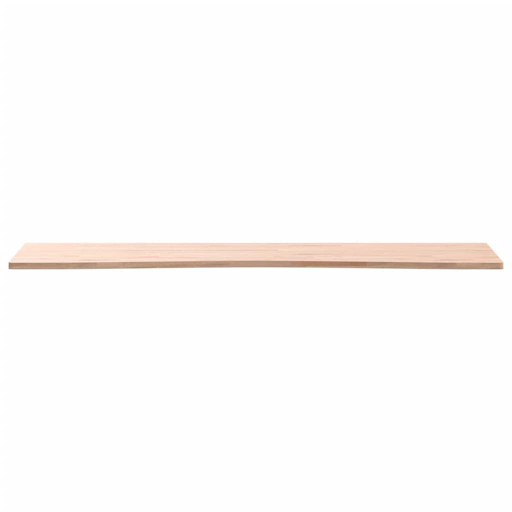 vidaXL Onderdelen en accessoires voor bureaus Bureaublad 110x(55-60)x1,5 cm massief beukenhout