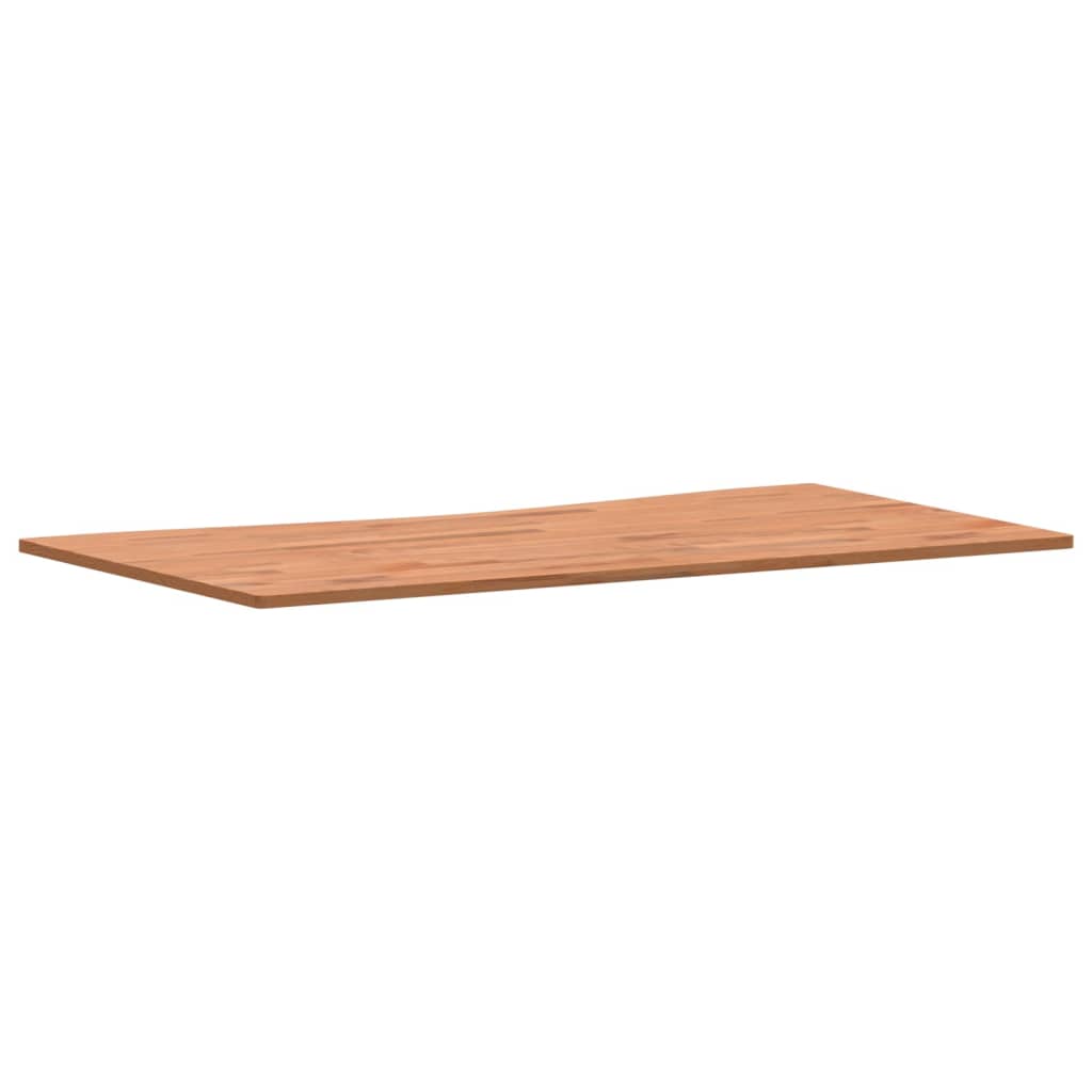 vidaXL Onderdelen en accessoires voor bureaus Bureaublad 110x(55-60)x1,5 cm massief beukenhout