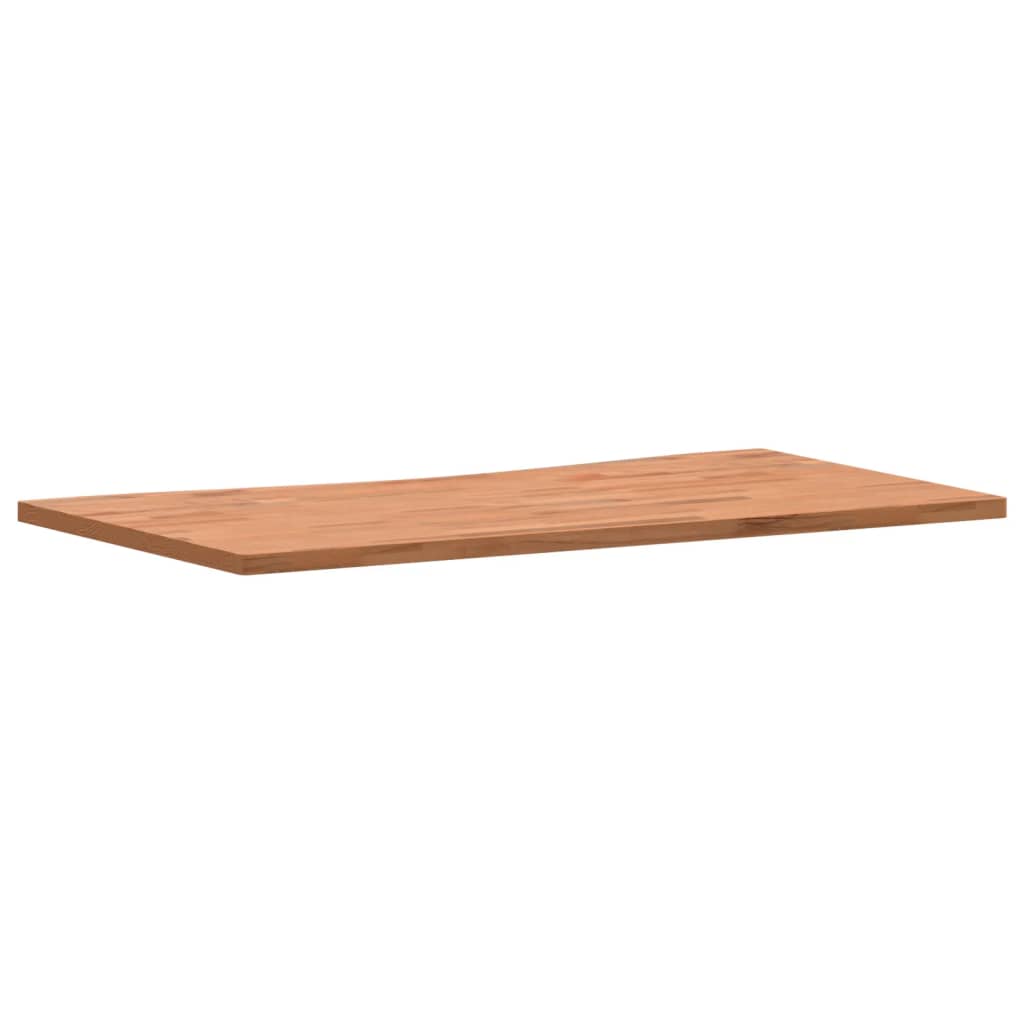 vidaXL Onderdelen en accessoires voor bureaus Bureaublad 110x(55-60)x2,5 cm massief beukenhout