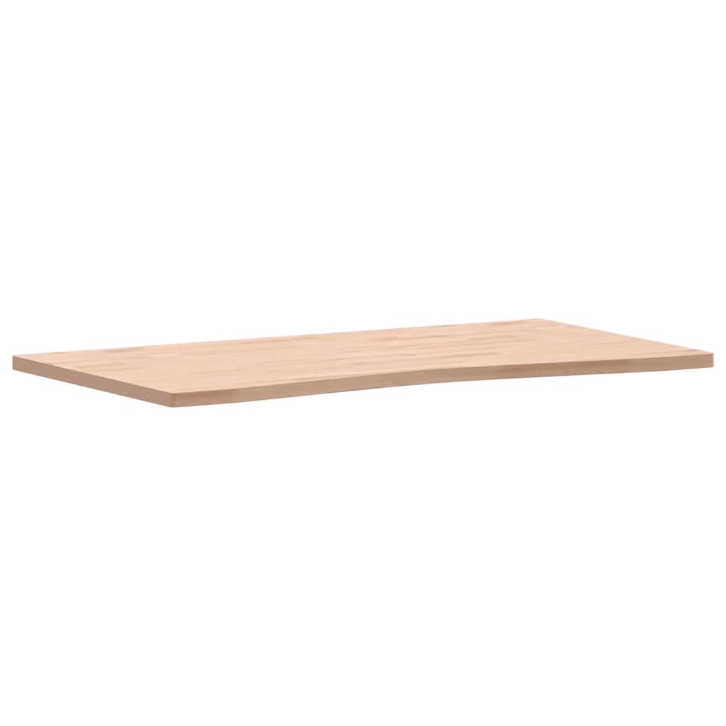 vidaXL Onderdelen en accessoires voor bureaus Bureaublad 110x(55-60)x2,5 cm massief beukenhout