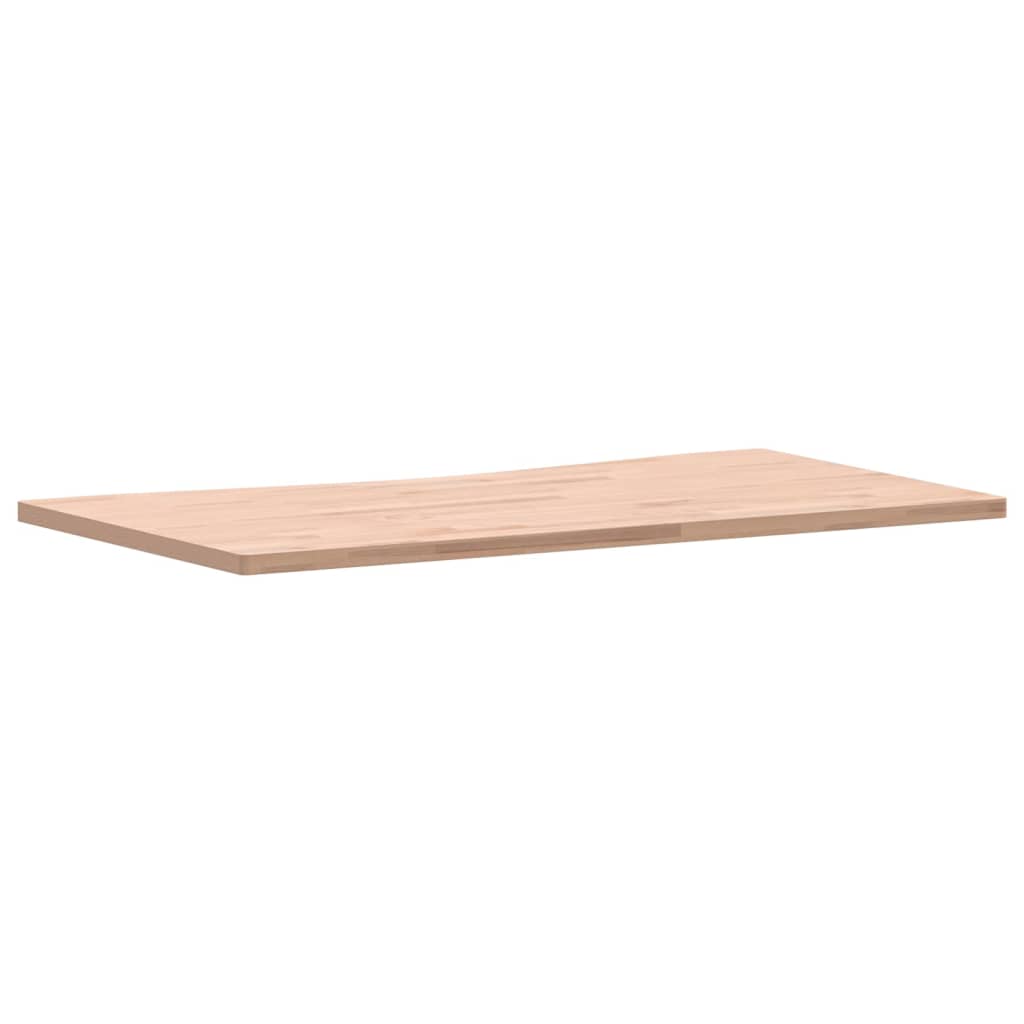 vidaXL Onderdelen en accessoires voor bureaus Bureaublad 110x(55-60)x2,5 cm massief beukenhout