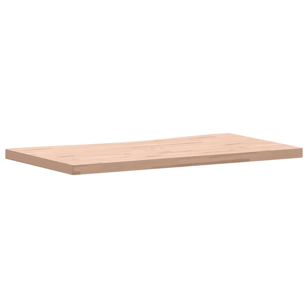 vidaXL Onderdelen en accessoires voor bureaus Bureaublad 110x(55-60)x4 cm massief beukenhout