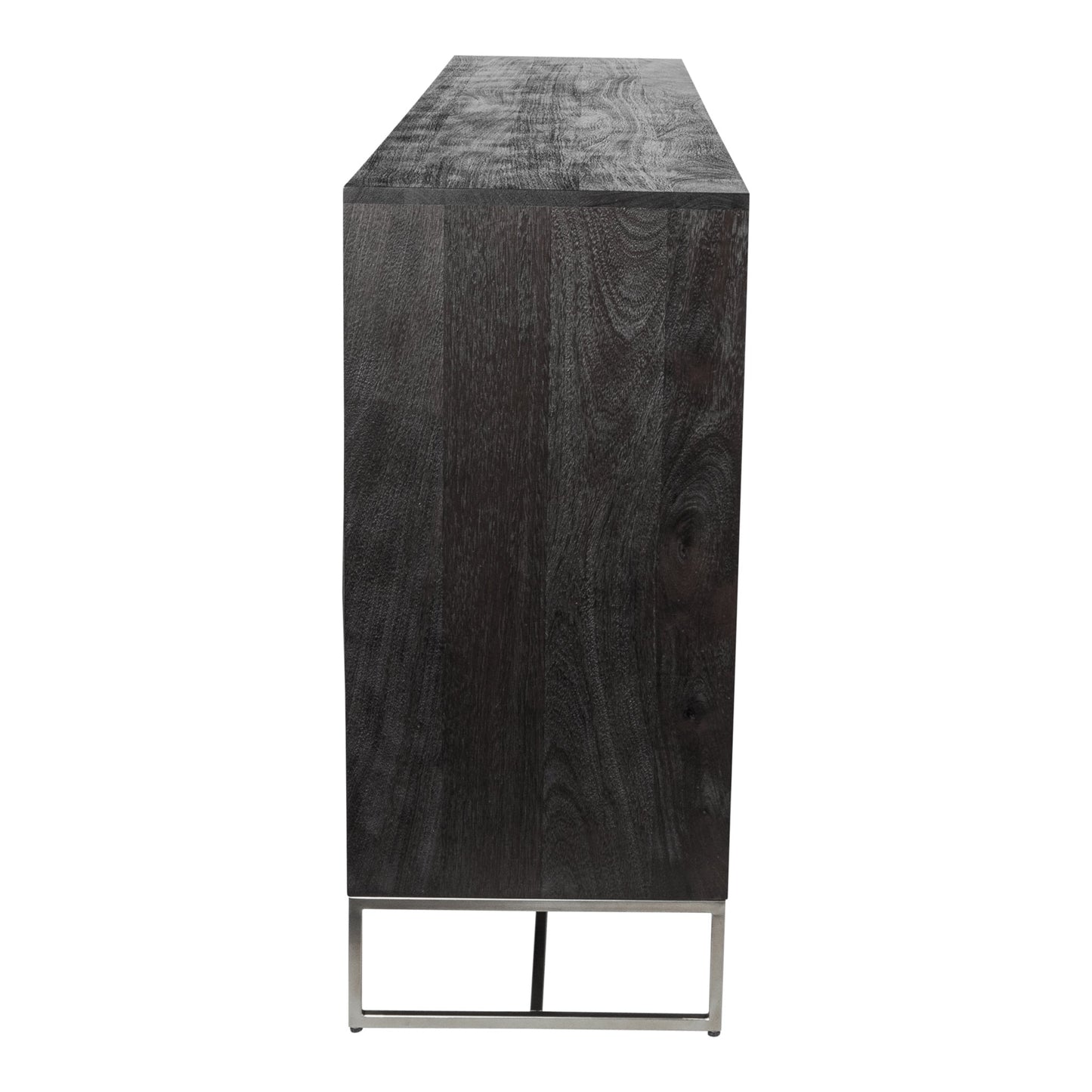 PTMD Onyx dressoir 4 drs Zwart/Zwart