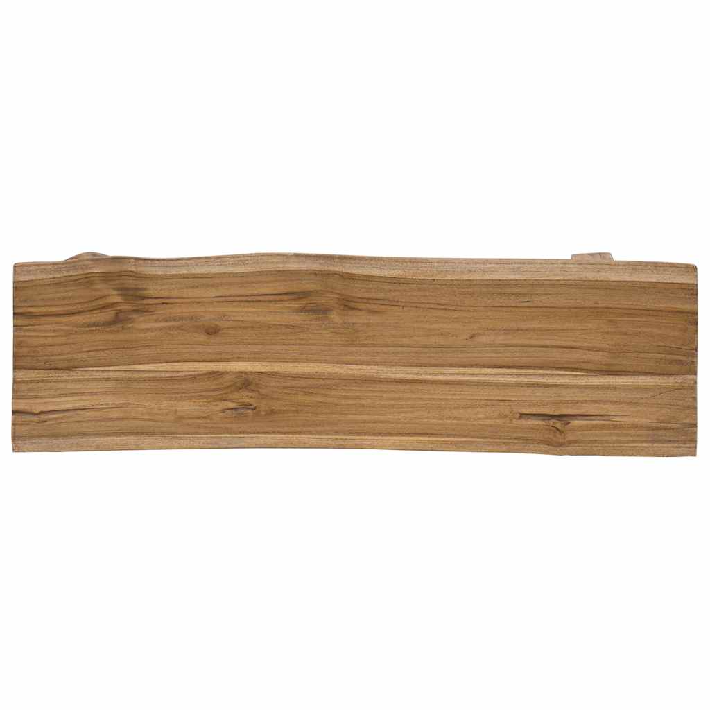 vidaXL Opberg- & halbankjes Bank 100x28x43 cm gemengd gerecycled hout en massief teakhout