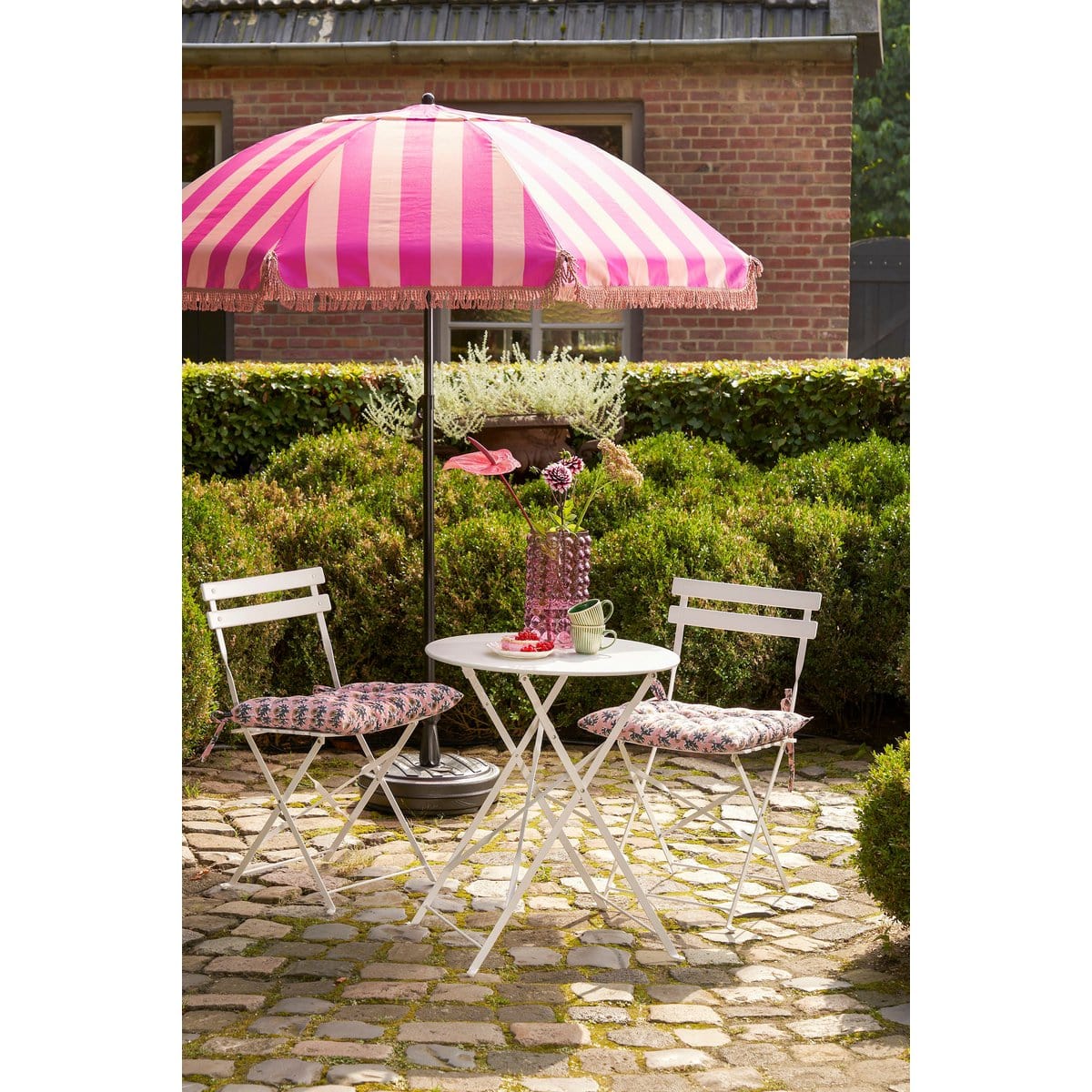 In The Mood Osborn Parasol - H238 x Ø220 cm - Roze