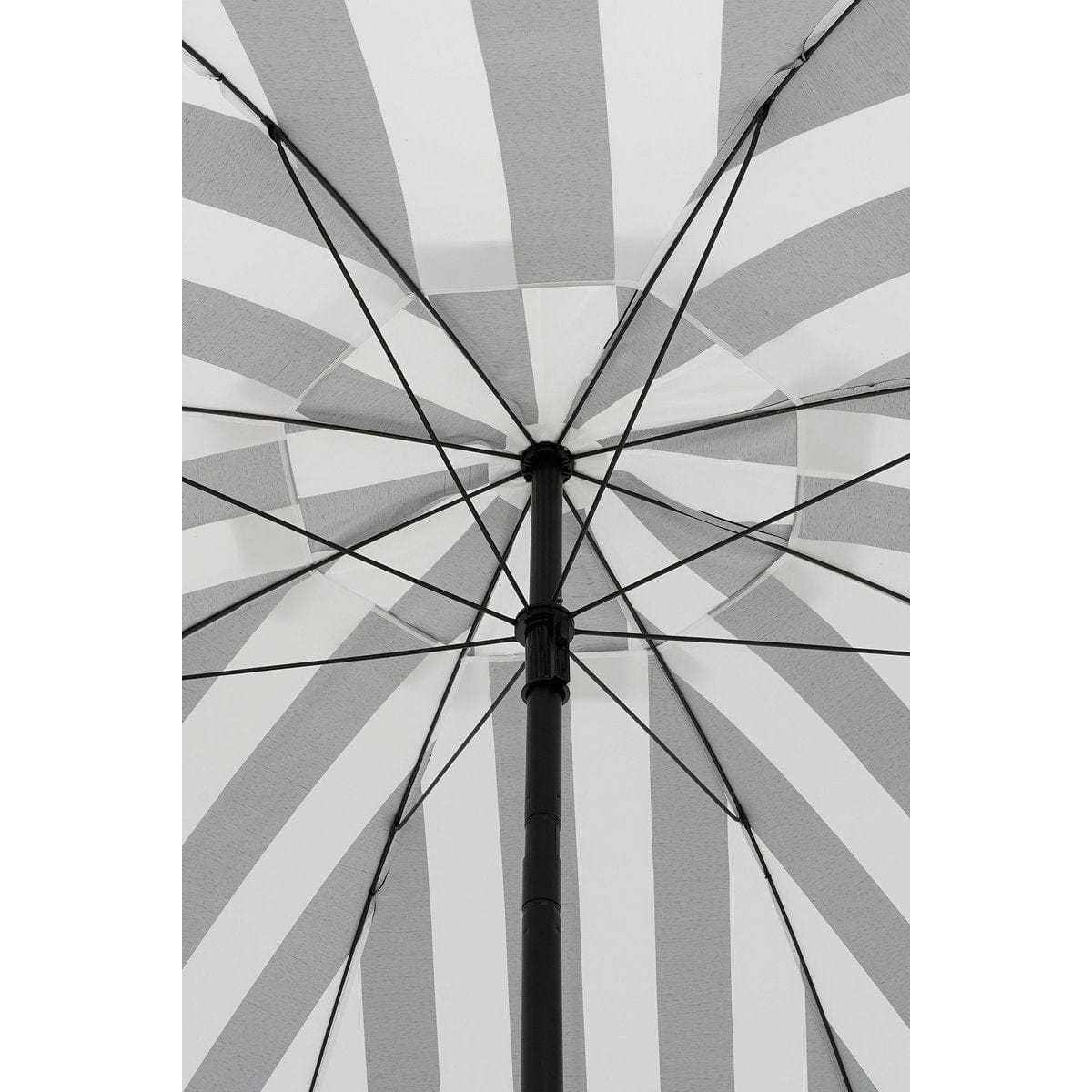 In The Mood Osborn Parasol - H238 x Ø220 cm - Zwart, Wit