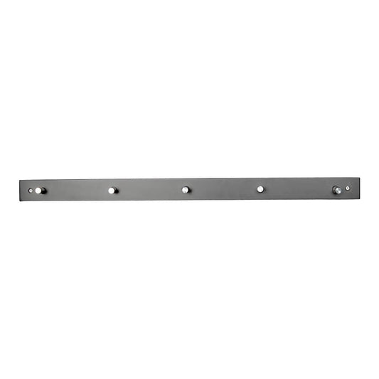 House Nordic ApS Padova Coat Rack - Kapstok in zwart met 5 haken in metaal