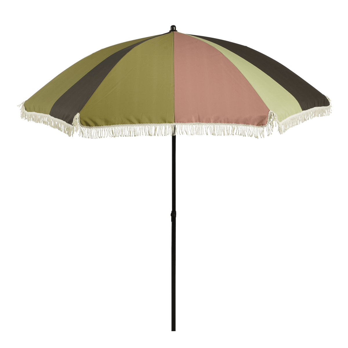 In The Mood Parasol Gestreept - H238 x Ø220 cm - Groen