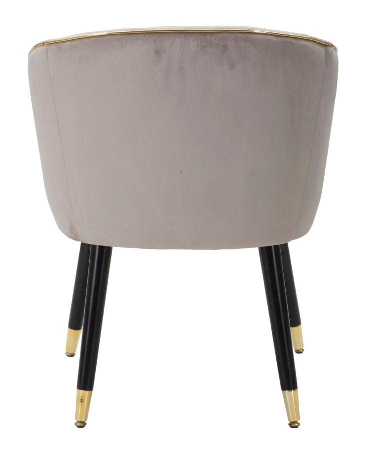 Mauro Ferretti PARMCHAIR PARIS GRIGIA/GOLD CM 62X58X78