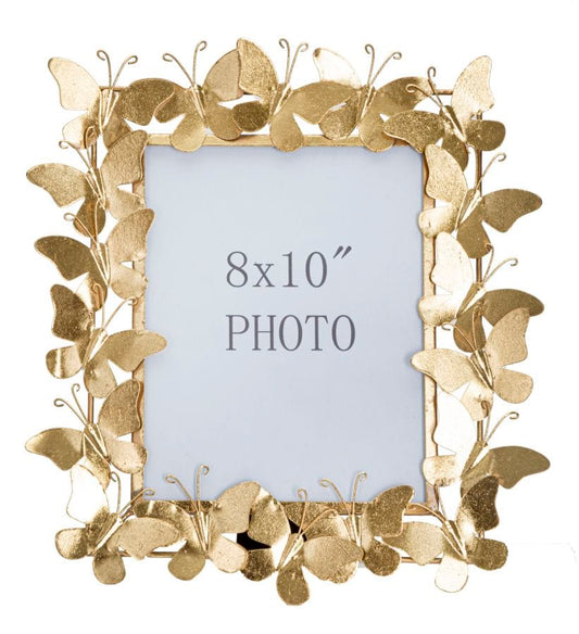 Mauro Ferretti PHOTO FRAME BUTTERFLY GLAM CM 35X15X38 (INSIDE SIZES CM 20X25)