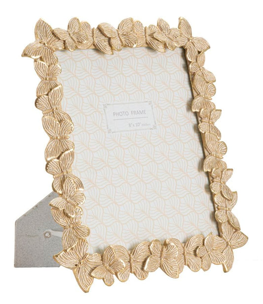 Mauro Ferretti PHOTOFRAME FARFALLE GLOD CM 27,5X2,6X32,5 (INSIDE PHOTO SIZE CM 20X25)