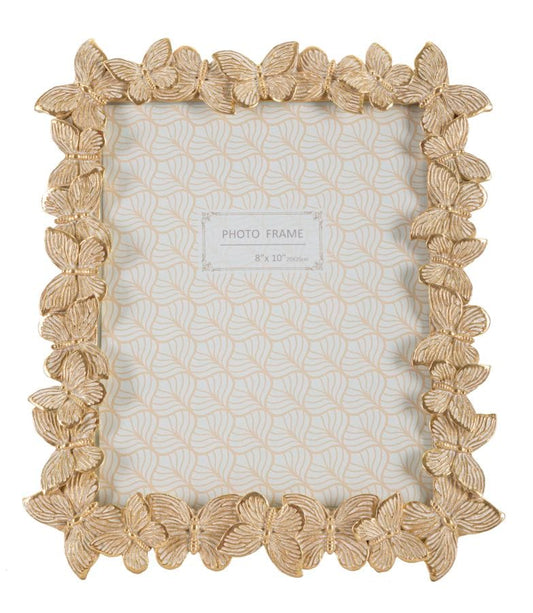 Mauro Ferretti PHOTOFRAME FARFALLE GLOD CM 27,5X2,6X32,5 (INSIDE PHOTO SIZE CM 20X25)