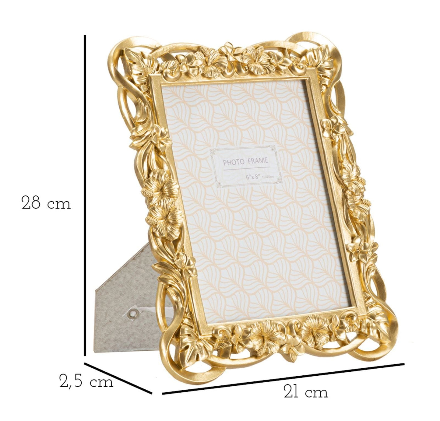 Mauro Ferretti PHOTOFRAME FLOSSY CM 22,5X2,5X28 (INSIDE PHOTO SIZE CM 15X20)