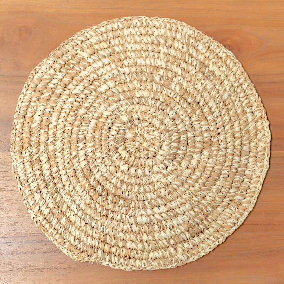 Soeji Placemat Tafelmat Rond Van Raffia (Set van 2, 4 of 6) URUP