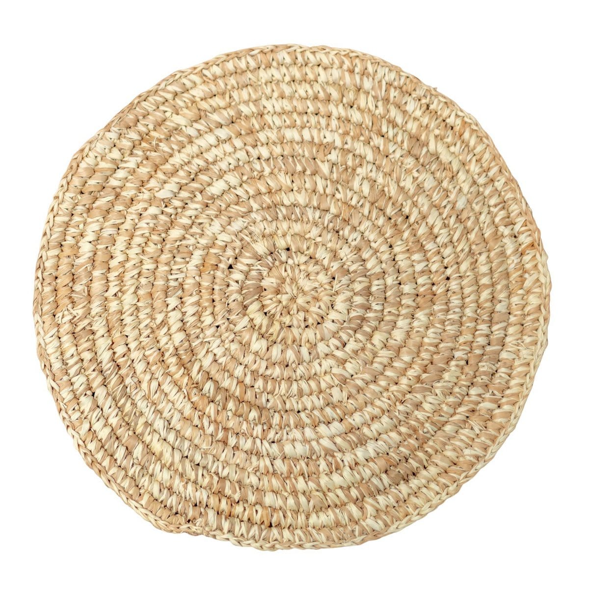 Soeji Placemat Tafelmat Rond Van Raffia (Set van 2, 4 of 6) URUP