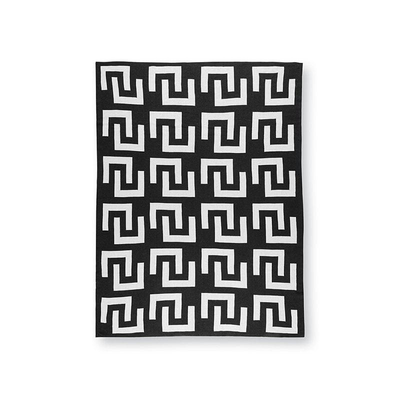 vtwonen - Dutch market only Plaid Knitted Black-White 130x170cm