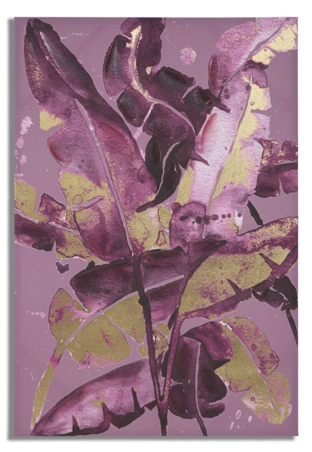 Mauro Ferretti PRINTING WITH PAINT DARK LEAVES CM 80X3X120