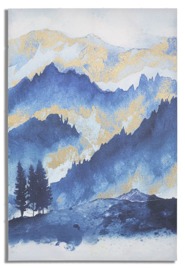 Mauro Ferretti PRINTING WITH PAINT MOUNTAIN TREE CM 80X3X120