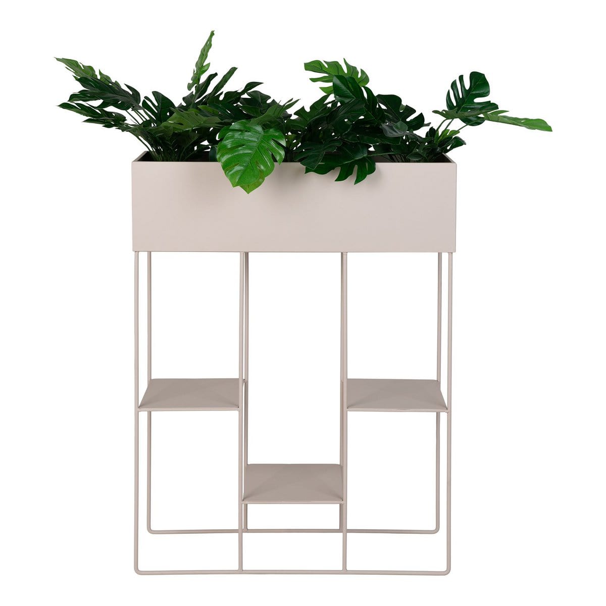 House Nordic ApS Rabo Plantenbak - Plantenbak, staal, 3 planken, zand, 25x60x80 cm