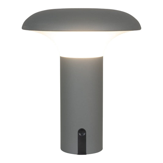 House Nordic ApS Ramsey LED Lamp - Lamp, oplaadbaar, grijs