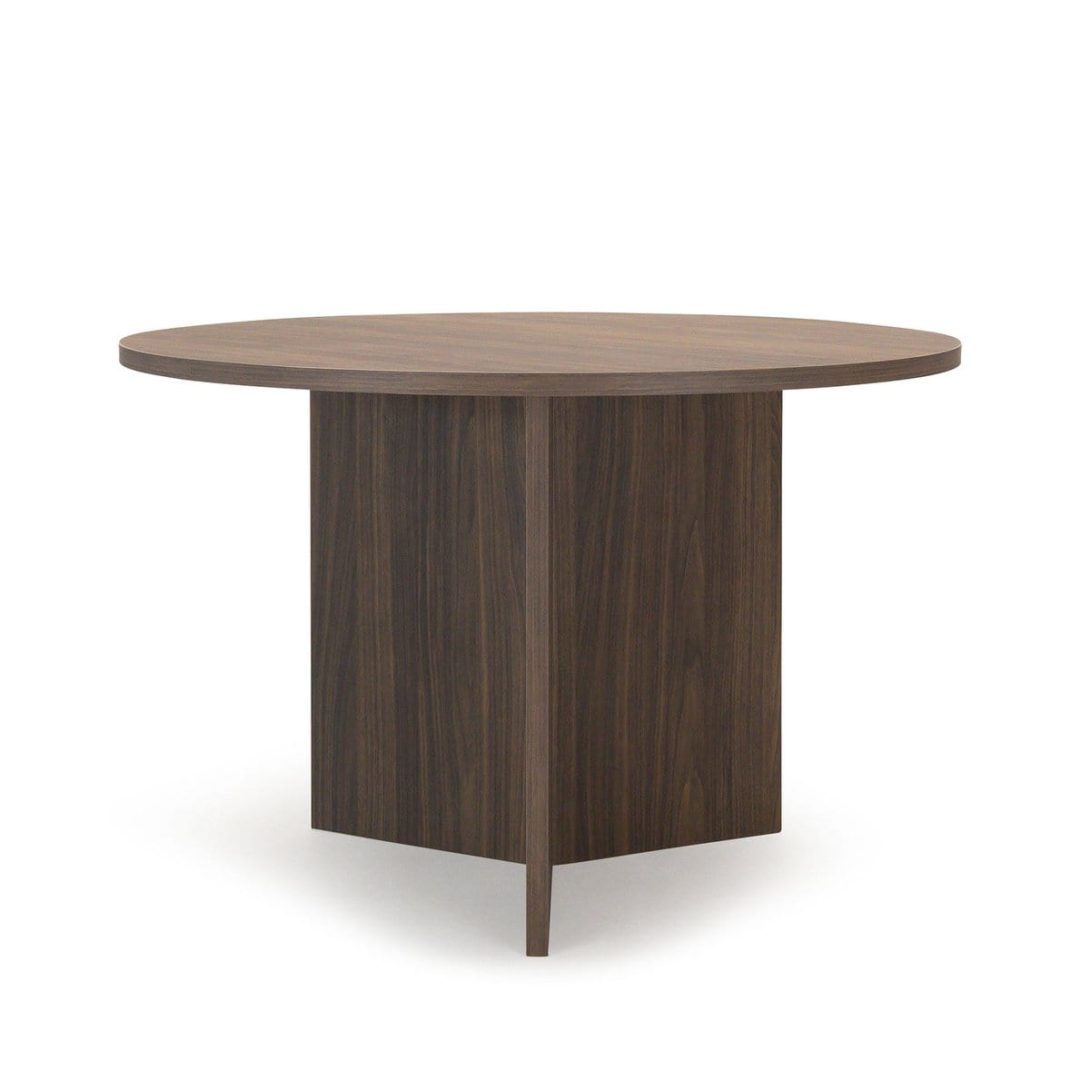 Stalux Ronde Eettafel Mae, 120cm, kleur bruin notenhout