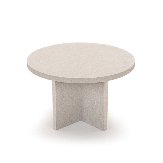 Stalux Ronde Salontafel Celine 60cm, kleur grijs natuursteen