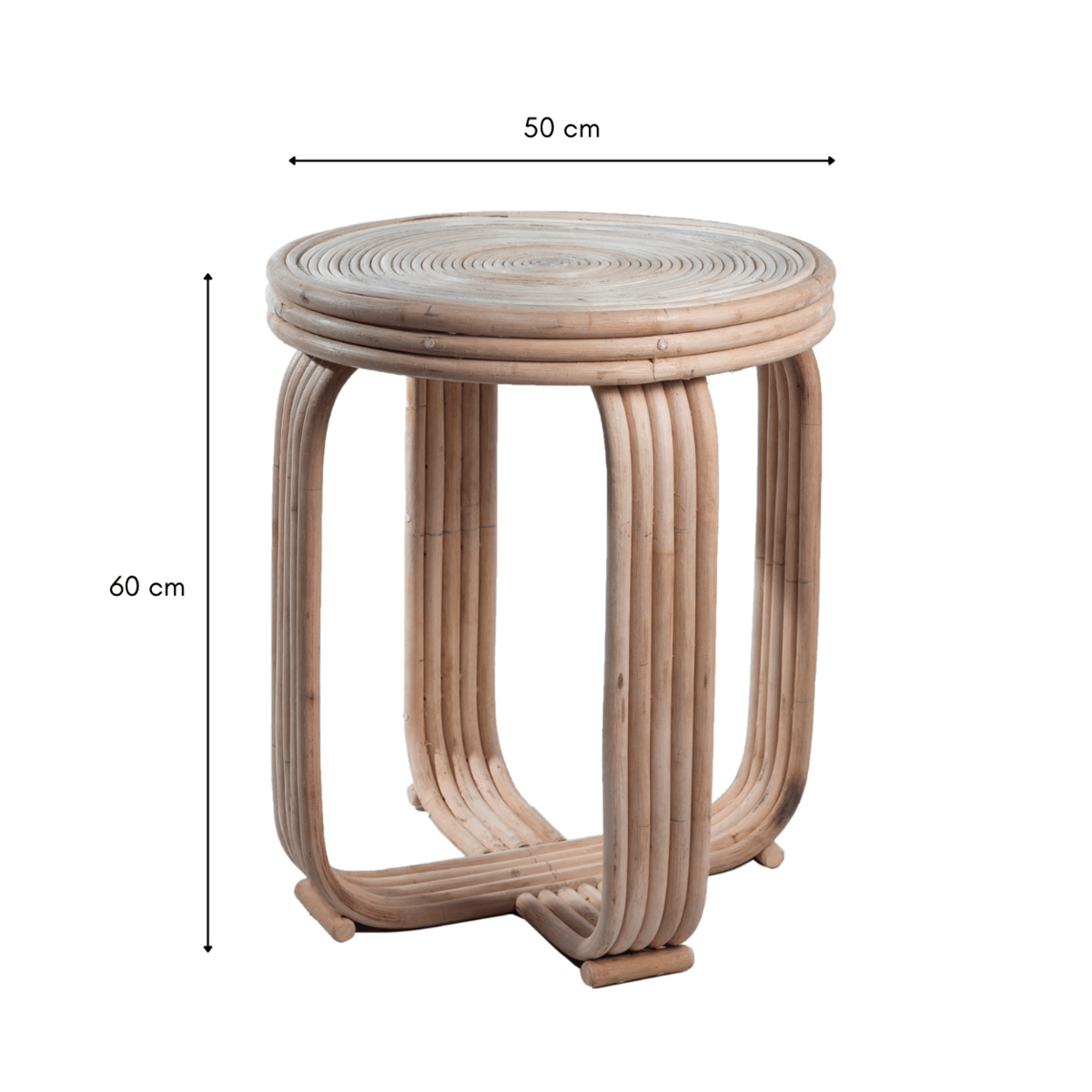 Soeji Rotan Bijzettafel | Bijzettafel | Banktafel KANTHI