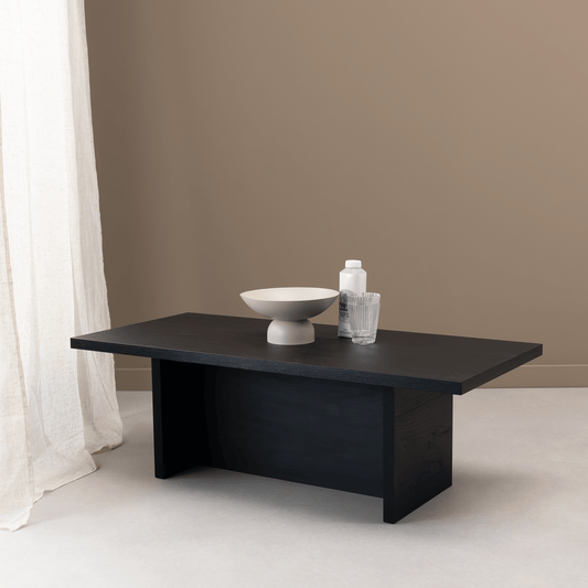 Stalux Salontafel Palmer 110 x 50cm, kleur zwart eiken