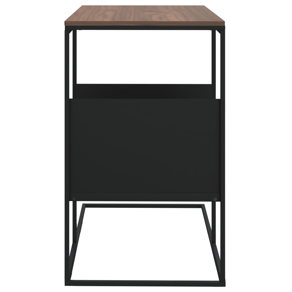 vidaXL Salontafels Bijzettafel 55x36x59,5 cm bewerkt hout zwart