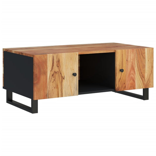 vidaXL Salontafels Salontafel 100x54x40 cm massief acaciahout en bewerkt hout