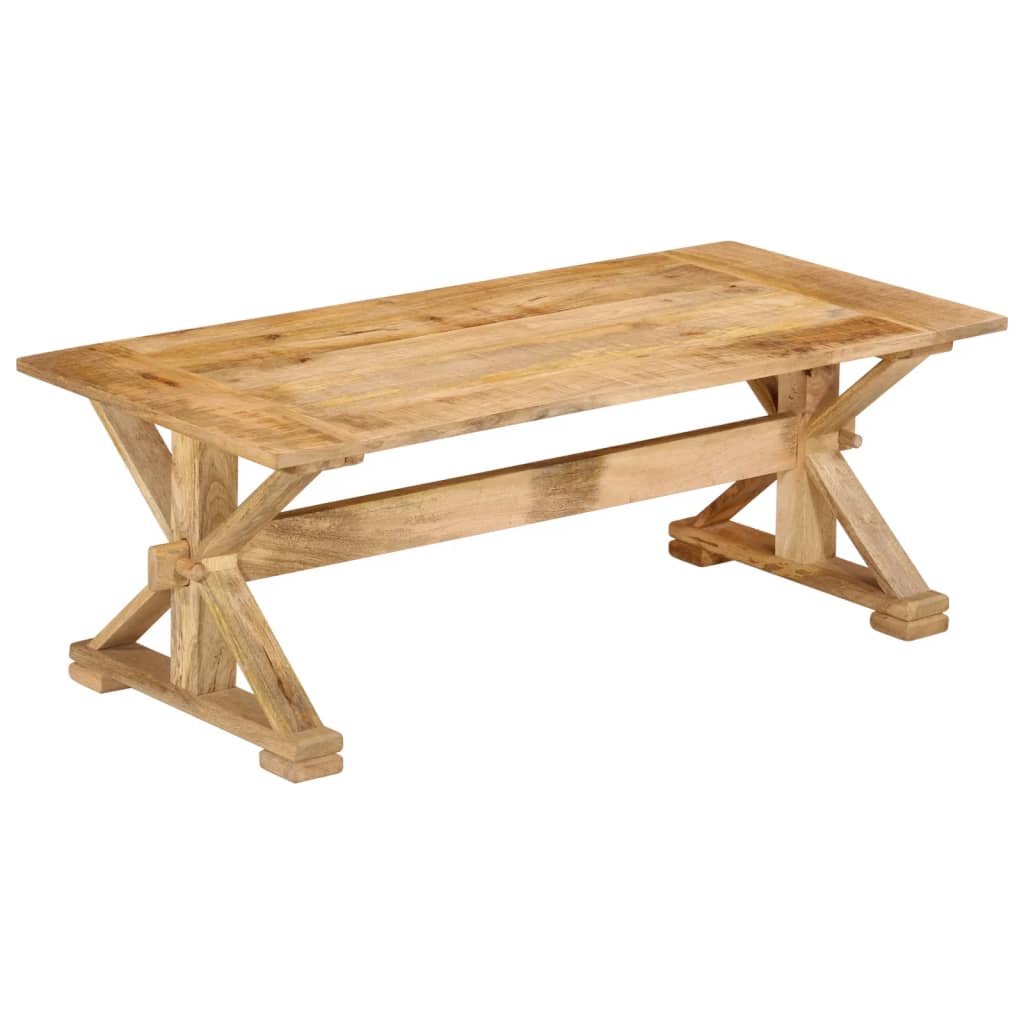 vidaXL Salontafels Salontafel 110x52x40 cm massief mangohout