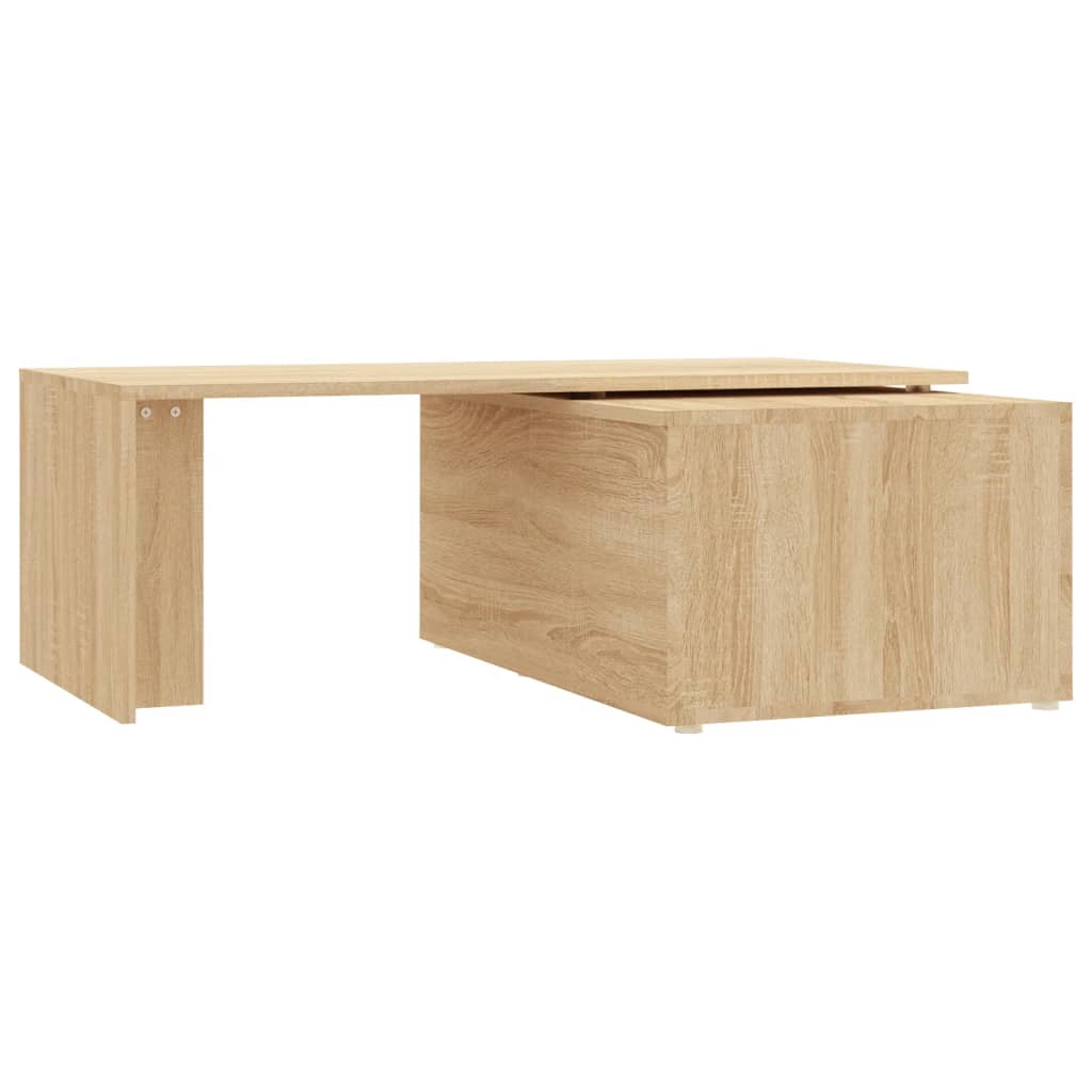 vidaXL Salontafels Salontafel 150x50x35 cm bewerkt hout sonoma eikenkleurig