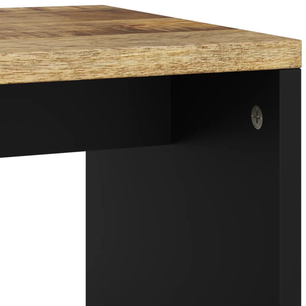 vidaXL Salontafels Salontafel 40x31x46 cm massief mangohout en bewerkt hout