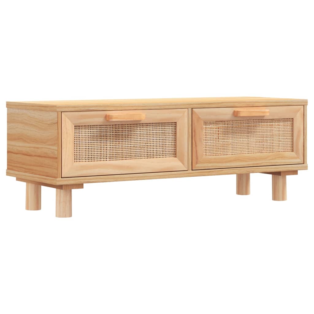 vidaXL Salontafels Salontafel 80x40x30 cm bewerkt hout en grenenhout bruin